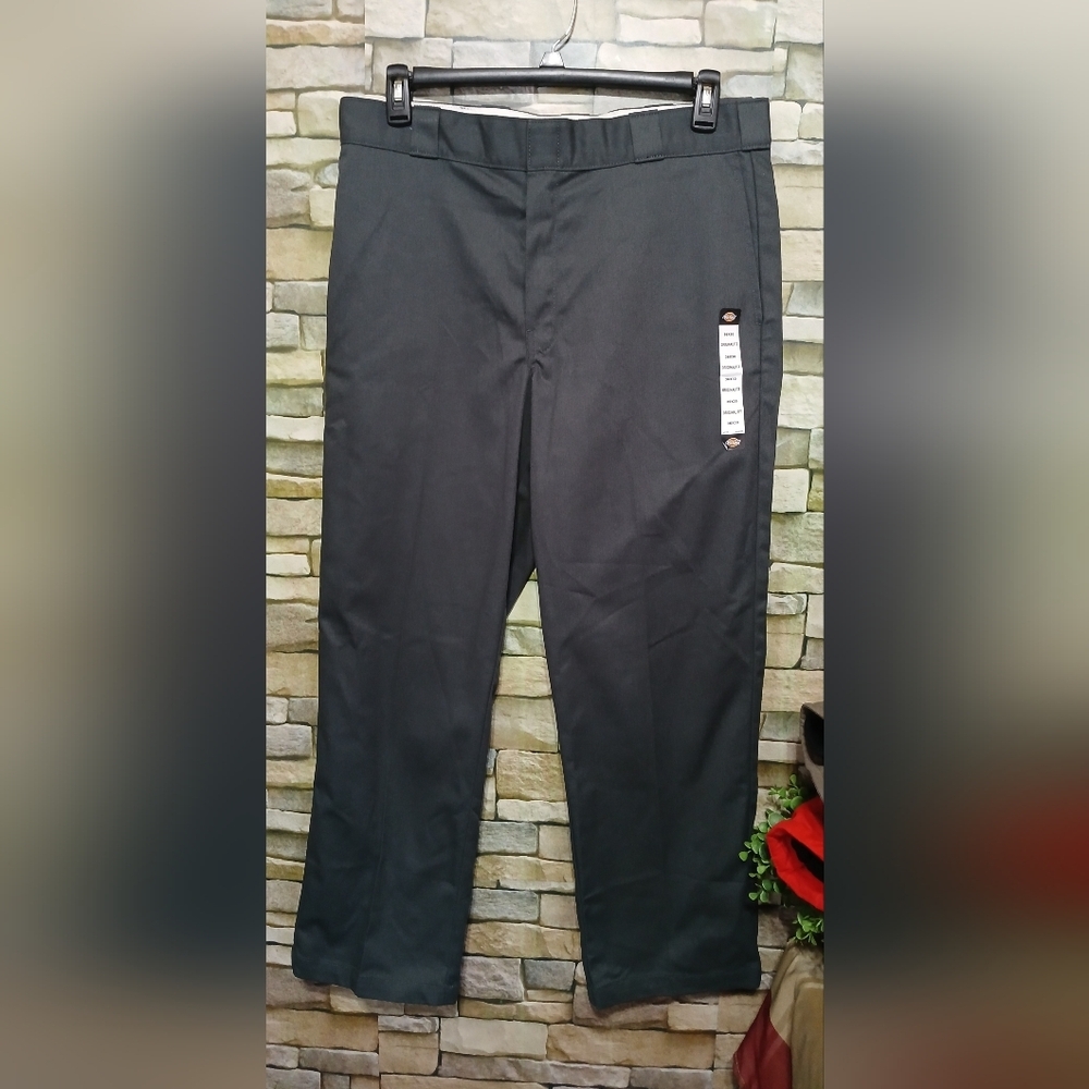 New 36x30 Mens Dickies Flex Work Pants Gray 874 Original Straight Leg Fit